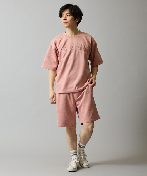 SIDEWAY STANCE（サイドウェイスタンス）の「【SIDEWAY STANCE】スエードポンチ 半袖Tシャツ（Tシャツ/カットソー・メンズ・チャコール/ベージュ/ピンク・SMALL/LARGE/MEDIUM）」の10枚目の写真