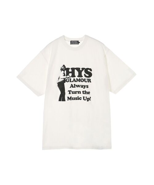 HYSTERIC GLAMOUR（ヒステリックグラマー）の「SUPER KINKY SOUNDS Tシャツ（Tシャツ/カットソー・メンズ・ブラック/グレー/ホワイト・MEDIUM/SMALL/X-LARGE/LARGE）」の2枚目の写真