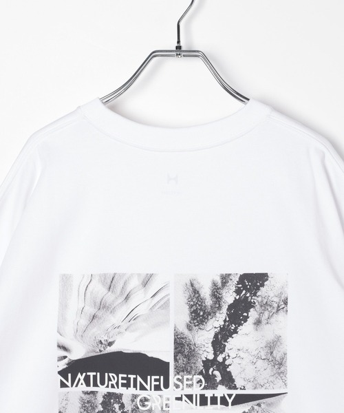 HEREIAM（ヘレイアム）の「【HEREIAM MEN】吸水速乾/撥水/接触冷感/ユニセックス/NATURE T（Tシャツ/カットソー・メンズ・ブラック/ライム/ホワイト・MEDIUM/LARGE）」の13枚目の写真