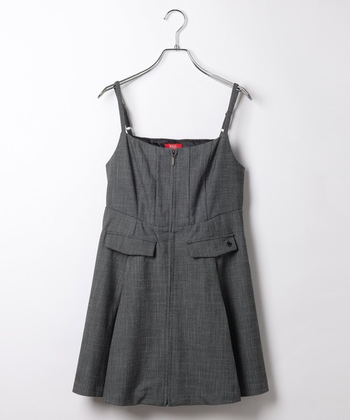 Heather(ヘザー)の「【POLO BCS(ポロ・ビーシーエス)】ZIPキャミミニワンピース 666083(ワンピース・レディース・ダークグレー/ブラウン/レッド・FREE)」の11枚目の写真