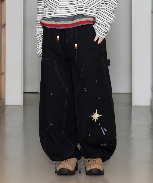 RuNaKi'Hu'（ルナキフ）の「WXP078 マモリ カペンダー バルーンパンツ (ブラック)（その他パンツ・レディース・その他・1/2/3）」の2枚目の写真