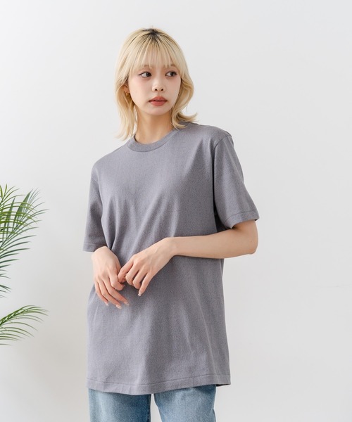 HANES（ヘインズ）の「【HANES/ヘインズ】【汗染みが目立ちにくい】MOKU 7.0オンス クルーネックTシャツ 究極の杢グレー 透けない厚手（Tシャツ/カットソー・メンズ・杢グレー・LARGE/SMALL/MEDIUM/X-LARGE）」の18枚目の写真