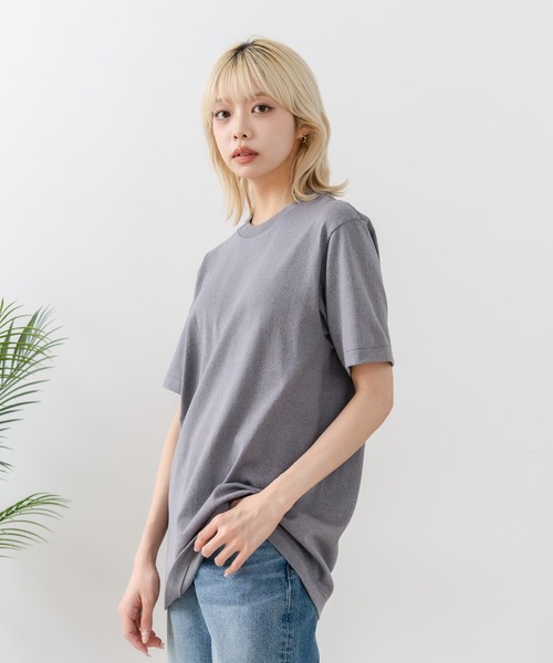 HANES（ヘインズ）の「【HANES/ヘインズ】【汗染みが目立ちにくい】MOKU 7.0オンス クルーネックTシャツ 究極の杢グレー 透けない厚手（Tシャツ/カットソー・メンズ・杢グレー・LARGE/SMALL/MEDIUM/X-LARGE）」の19枚目の写真