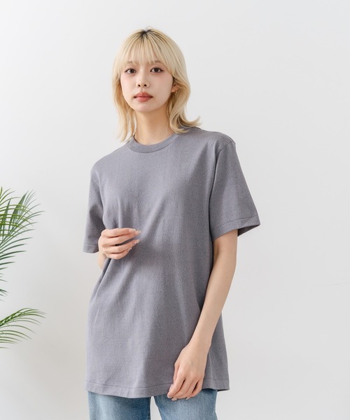 HANES（ヘインズ）の「【HANES/ヘインズ】【汗染みが目立ちにくい】MOKU 7.0オンス クルーネックTシャツ 究極の杢グレー 透けない厚手（Tシャツ/カットソー・メンズ・杢グレー・LARGE/SMALL/MEDIUM/X-LARGE）」の16枚目の写真