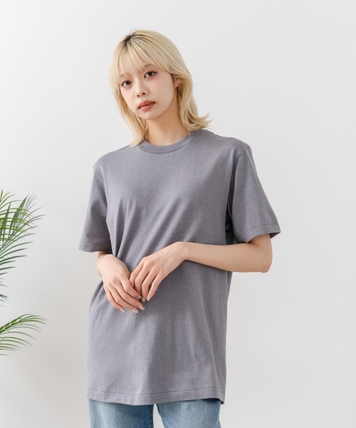 HANES（ヘインズ）の「【HANES/ヘインズ】【汗染みが目立ちにくい】MOKU 7.0オンス クルーネックTシャツ 究極の杢グレー 透けない厚手（Tシャツ/カットソー・メンズ・杢グレー・LARGE/SMALL/MEDIUM/X-LARGE）」の17枚目の写真