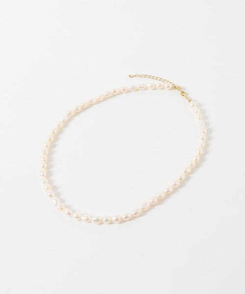 URBAN RESEARCH Sonny Label（アーバンリサーチサニーレーベル）の「日本製淡水ランダムパールネックレス（ネックレス・レディース・オフホワイト・ONE）」の3枚目の写真