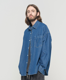 CB ウォッシングシティボーイデニムシャツ（濃紺）