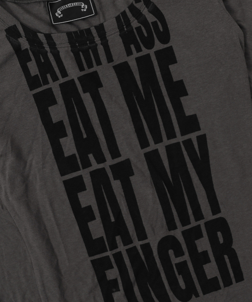 BADBLOOD(バッドブラッド)の「Eat Me ルーズフィットT - チャコール(Tシャツ/カットソー・レディース・その他・S/L)」の3枚目の写真