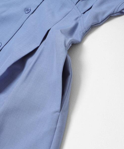 SENSE OF PLACE by URBAN RESEARCH（センスオブプレイスバイアーバンリサーチ）の「『UR TECH DRYLUXE』リネンライクワンピース（ワンピース・レディース・ライトブルー/カーキ/チャコールグレー・S/ONE）」の15枚目の写真
