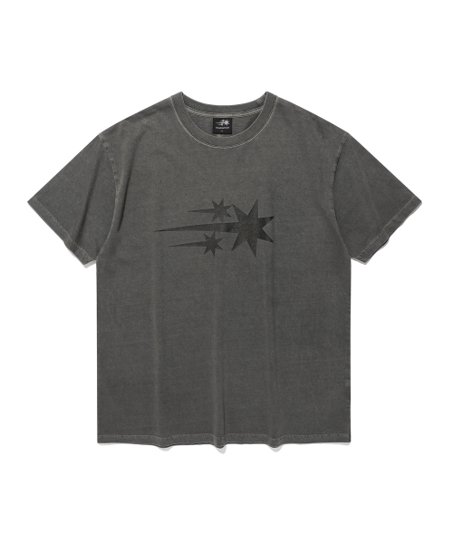 NICE GHOST CLUB(ナイスゴーストクラブ)の「3STAR SYMBOL PIGMENT TEE_CHARCOAL(NG2GMUT501A)(Tシャツ/カットソー・レディース・チャコール・SMALL/MEDIUM/LARGE)」の5枚目の写真