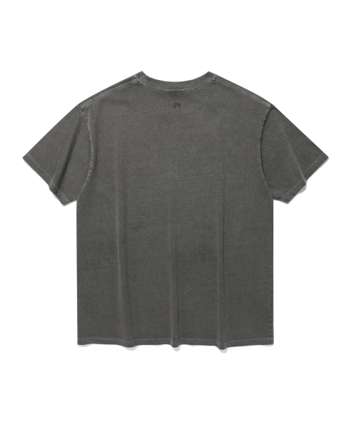 NICE GHOST CLUB(ナイスゴーストクラブ)の「3STAR SYMBOL PIGMENT TEE_CHARCOAL(NG2GMUT501A)(Tシャツ/カットソー・レディース・チャコール・SMALL/MEDIUM/LARGE)」の2枚目の写真