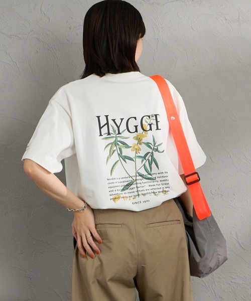 NORDISK（ノルディスク）の「[NORDISK/ノルディスク] 別注 HYGGE フラワー バックプリントTシャツ（Tシャツ/カットソー・レディース・ブラック/ブルー/ホワイト・XL/L/M/S）」の6枚目の写真