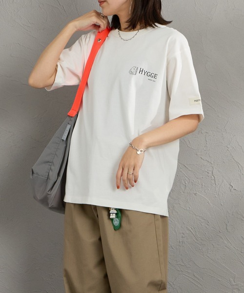 NORDISK（ノルディスク）の「[NORDISK/ノルディスク] 別注 HYGGE フラワー バックプリントTシャツ（Tシャツ/カットソー・レディース・ブラック/ブルー/ホワイト・XL/L/M/S）」の7枚目の写真