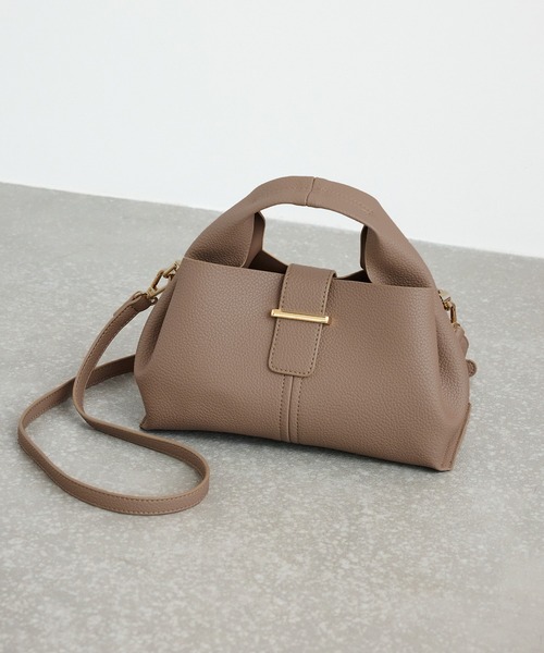 VIS（ビス）の「エアリーソフト2WAYミニショルダー（ショルダーバッグ・レディース・ベージュ系その他2/ブラック/オフホワイト/サックスブルー・FREE）」の3枚目の写真