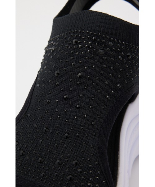 STACCATO（スタッカート）の「クリスタルカバーアップスポサン（サンダル・レディース・ブラック/グレー・22.5cm/23cm/23.5cm/24cm/24.5cm）」の9枚目の写真