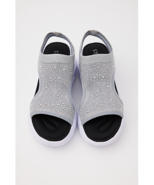 STACCATO（スタッカート）の「クリスタルカバーアップスポサン（サンダル・レディース・ブラック/グレー・22.5cm/23cm/23.5cm/24cm/24.5cm）」の14枚目の写真