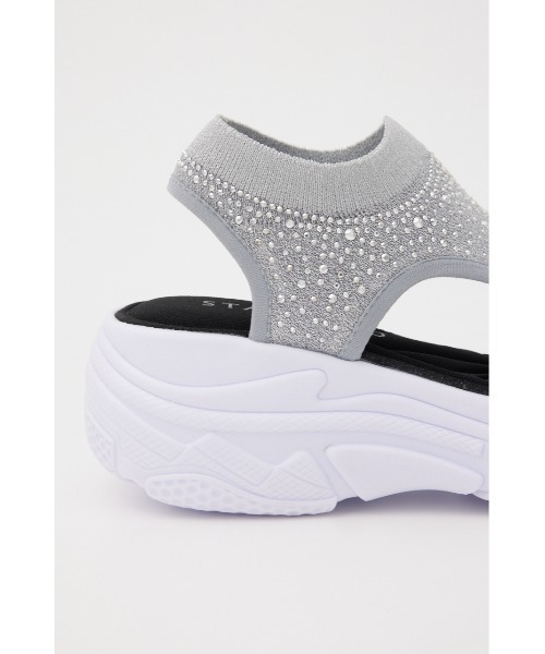 STACCATO（スタッカート）の「クリスタルカバーアップスポサン（サンダル・レディース・ブラック/グレー・22.5cm/23cm/23.5cm/24cm/24.5cm）」の17枚目の写真