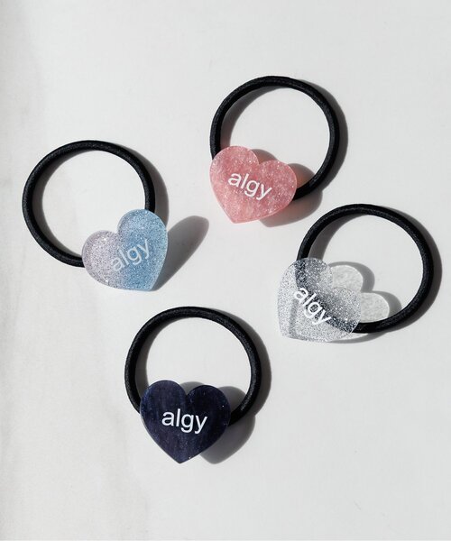 algy(アルジー)の「algyハートロゴヘアゴム(ヘアゴム・キッズ・ピンク/ネイビー/シルバー/マルチ・FREE)」の11枚目の写真