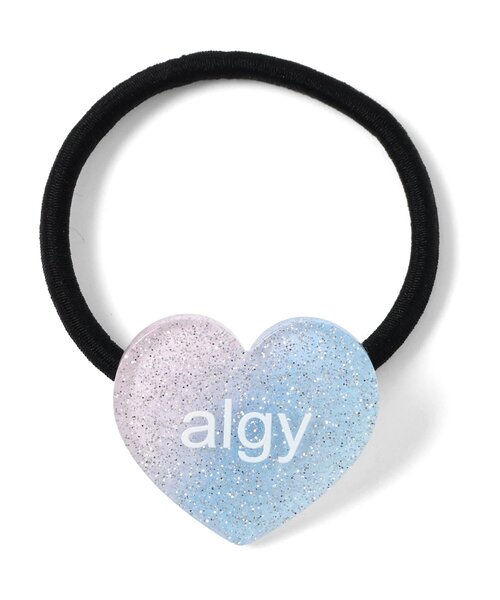 algy(アルジー)の「algyハートロゴヘアゴム(ヘアゴム・キッズ・ピンク/ネイビー/シルバー/マルチ・FREE)」の6枚目の写真