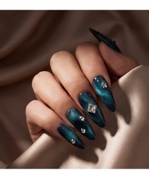 KONVINI（コンビニ）の「【not a nail】水光マグネットデザインロングネイルチップ（ネイルシール/ネイルチップ）」