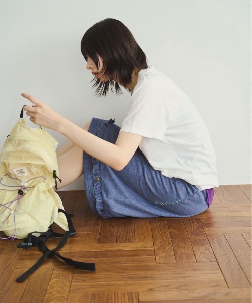 common gull products.(コモンガルプロダクツ)の「駆け込みリュック(バックパック/リュック・レディース・ネイビー/イエロー/ミント/ピンク系/パープル系/ブラック系/アイボリー/オレンジ系・フリー)」の18枚目の写真