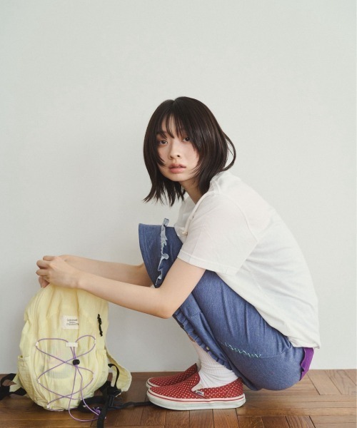 common gull products.(コモンガルプロダクツ)の「駆け込みリュック(バックパック/リュック・レディース・ネイビー/イエロー/ミント・フリー)」の22枚目の写真