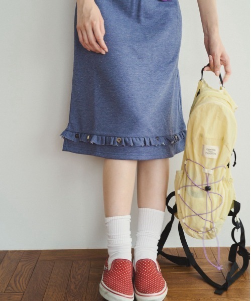 common gull products.(コモンガルプロダクツ)の「駆け込みリュック(バックパック/リュック・レディース・ネイビー/イエロー/ミント・フリー)」の20枚目の写真
