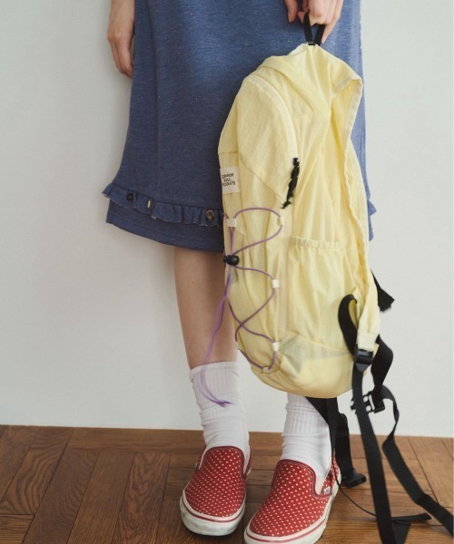 common gull products.(コモンガルプロダクツ)の「駆け込みリュック(バックパック/リュック・レディース・ネイビー/イエロー/ミント・フリー)」の19枚目の写真