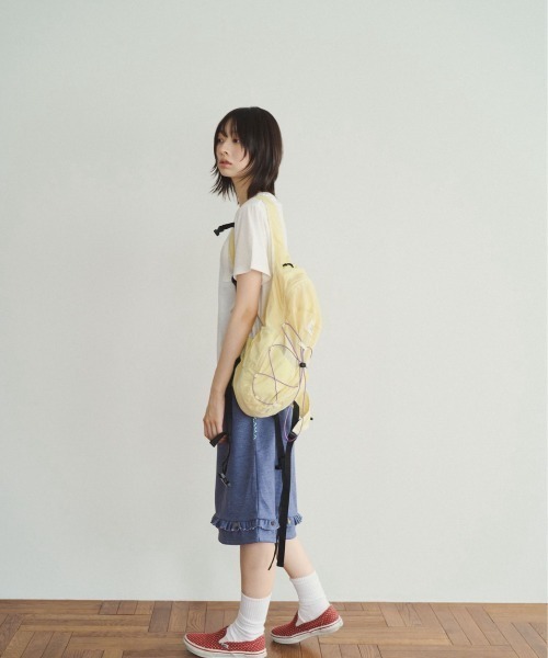 common gull products.(コモンガルプロダクツ)の「駆け込みリュック(バックパック/リュック・レディース・ネイビー/イエロー/ミント・フリー)」の16枚目の写真