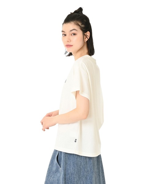NEW BALANCE（ニューバランス）の「パイルショートスリーブTシャツ（Tシャツ/カットソー・レディース・サンドグレー/オフホワイト・SMALL/MEDIUM/LARGE/X-LARGE）」の3枚目の写真