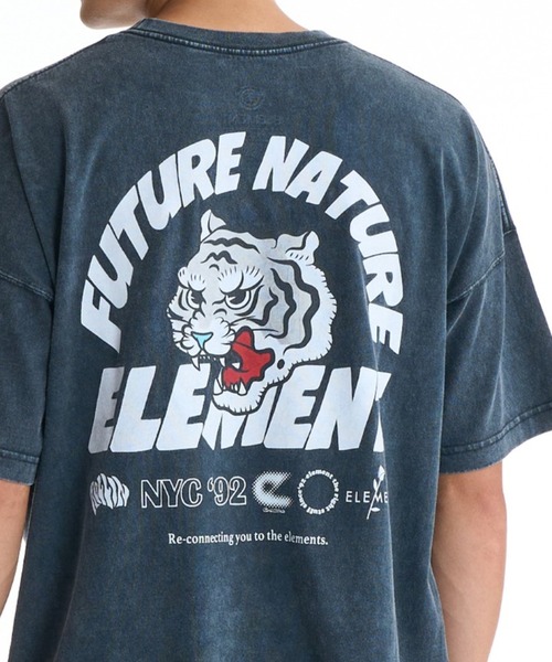 ELEMENT(エレメント)の「ELEMENT TIGER SS(Tシャツ/カットソー・メンズ・ブラック・M/L)」の1枚目の写真