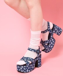 cs T&P（シーエスティーアンドピー）の「厚底クロスサンダル（サンダル）」