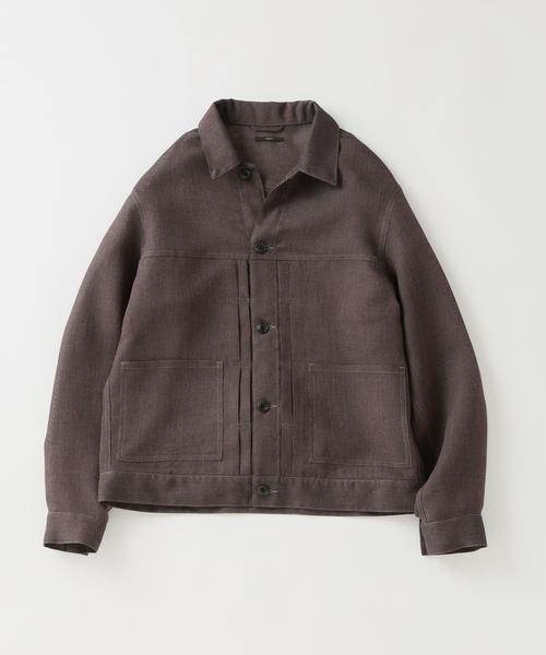 EDIFICE(エディフィス)の「LENO メッシュトラッカージャケット(その他アウター・メンズ・キャメル/スミクロ・LARGE/MEDIUM)」の20枚目の写真