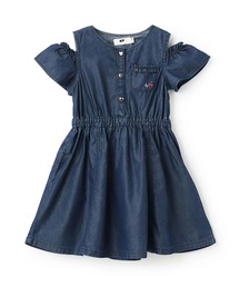 KP | 【冷感デニム】 肩見せワンピース(ワンピース)