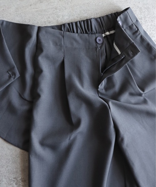 COURO(コウロ)の「アシンメトリーラップパンツ(その他パンツ・レディース・グレー/ブラック/ライトベージュ/モカ・M)」の14枚目の写真