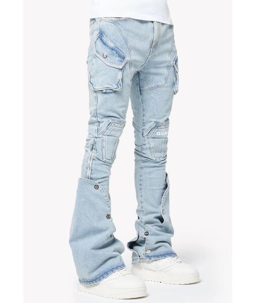 h*.様 GUAPI DENIM PANTデニムパンツ32 GUAPI/グアピ/Aqua Blue Coffin Arc Denim（デニムパンツ）｜L.H.P