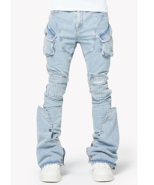 L.H.P（エルエイチピー）の「GUAPI/グアピ/Aqua Blue Coffin Arc Denim（デニムパンツ・メンズ・ブルー・34/32/30/28）」の3枚目の写真