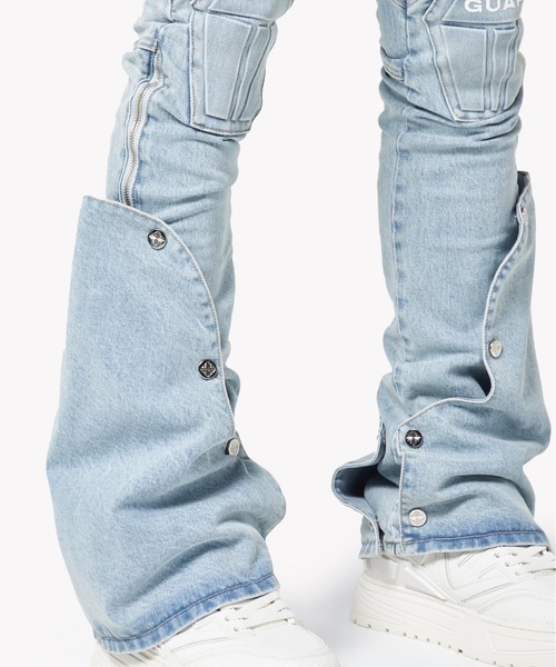 L.H.P（エルエイチピー）の「GUAPI/グアピ/Aqua Blue Coffin Arc Denim（デニムパンツ・メンズ・ブルー・34/32/30/28）」の6枚目の写真
