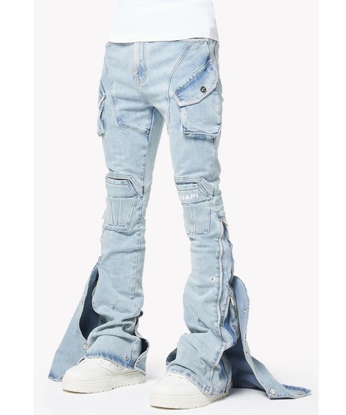 L.H.P（エルエイチピー）の「GUAPI/グアピ/Aqua Blue Coffin Arc Denim（デニムパンツ・メンズ・ブルー・34/32/30/28）」の9枚目の写真