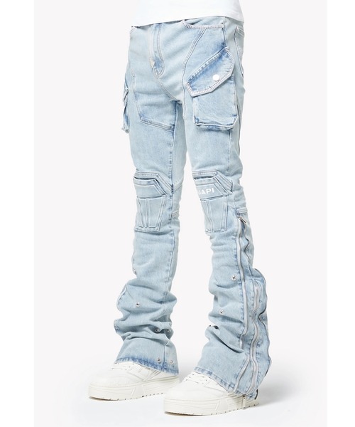L.H.P（エルエイチピー）の「GUAPI/グアピ/Aqua Blue Coffin Arc Denim（デニムパンツ・メンズ・ブルー・34/32/30/28）」の10枚目の写真