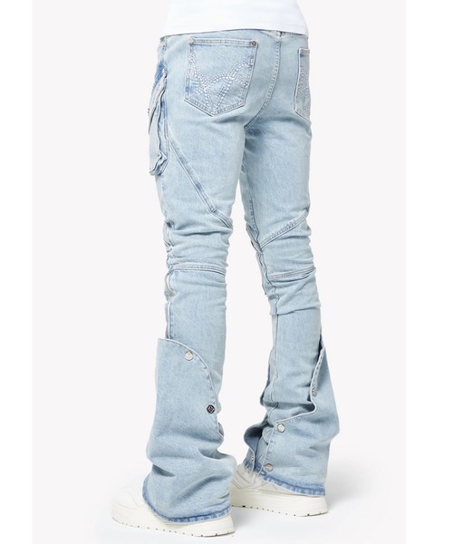 L.H.P（エルエイチピー）の「GUAPI/グアピ/Aqua Blue Coffin Arc Denim（デニムパンツ・メンズ・ブルー・34/32/30/28）」の12枚目の写真