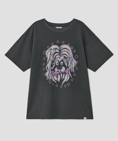 TYPESERVICE（タイプサービス）の「Furry Puppy Top [Charcoal]（Tシャツ/カットソー・レディース・その他・FREE）」の2枚目の写真