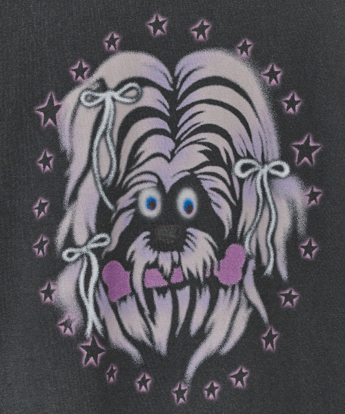 TYPESERVICE（タイプサービス）の「Furry Puppy Top [Charcoal]（Tシャツ/カットソー・レディース・その他・FREE）」の4枚目の写真