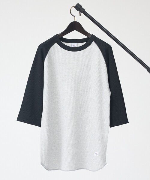 JEMORGAN(ジェーイーモーガン)の「【JEMORGAN /ジェーイーモーガン 】ワッフルラグランスリーブ7分袖Tシャツ/ユニセックス/JQ011-12S(Tシャツ/カットソー・メンズ・グレー系その他/アイボリー/グリーン系その他/ホワイト系その他/ネイビー・L/M/XL)」の7枚目の写真