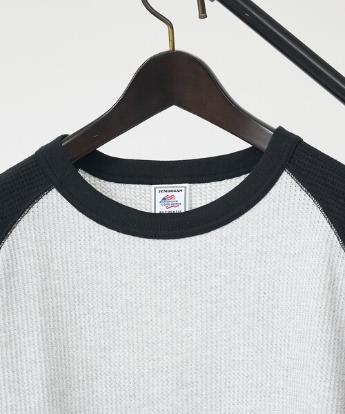 JEMORGAN(ジェーイーモーガン)の「【JEMORGAN /ジェーイーモーガン 】ワッフルラグランスリーブ7分袖Tシャツ/ユニセックス/JQ011-12S(Tシャツ/カットソー・メンズ・グレー系その他/アイボリー/グリーン系その他/ホワイト系その他/ネイビー・L/M/XL)」の8枚目の写真