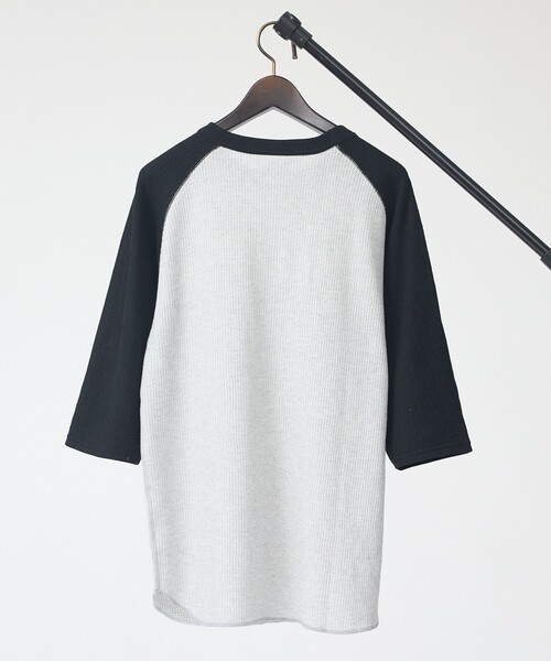 JEMORGAN(ジェーイーモーガン)の「【JEMORGAN /ジェーイーモーガン 】ワッフルラグランスリーブ7分袖Tシャツ/ユニセックス/JQ011-12S(Tシャツ/カットソー・メンズ・グレー系その他/アイボリー/グリーン系その他/ホワイト系その他/ネイビー・L/M/XL)」の12枚目の写真