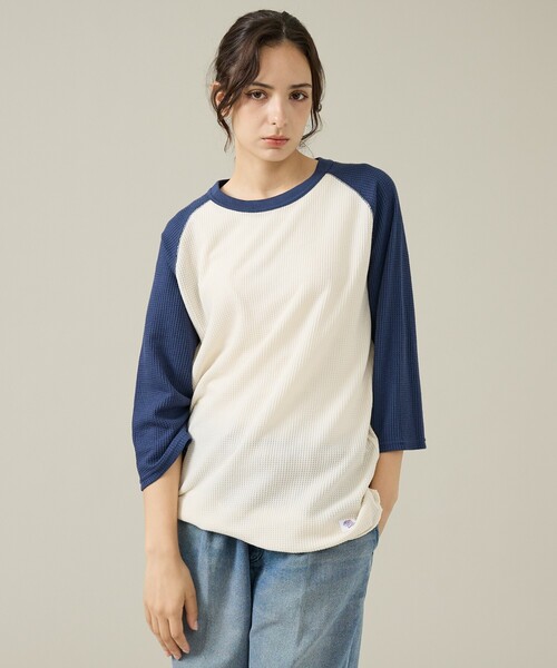 JEMORGAN(ジェーイーモーガン)の「【JEMORGAN /ジェーイーモーガン 】ワッフルラグランスリーブ7分袖Tシャツ/ユニセックス/JQ011-12S(Tシャツ/カットソー・メンズ・グレー系その他/アイボリー/グリーン系その他/ホワイト系その他/ネイビー・L/M/XL)」の20枚目の写真
