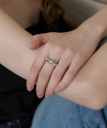 bold twisted ring (R020_silver)
