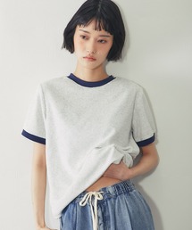 パイルリンガー半袖トップス