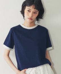 パイルリンガー半袖トップス